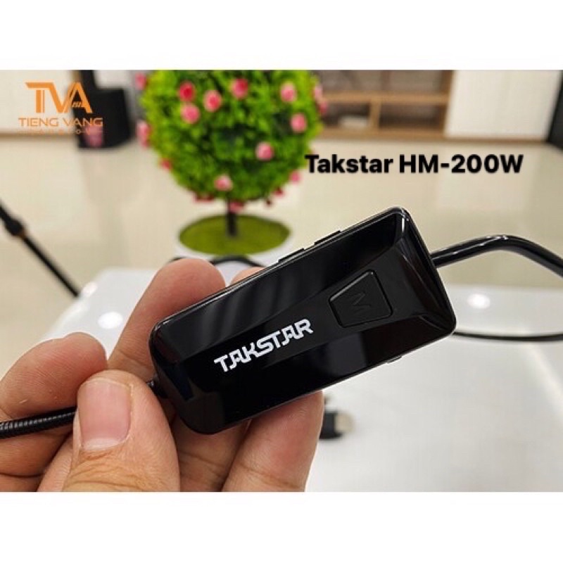 Micro trợ giảng không dây Takstar HM-200W kèm đầu thu