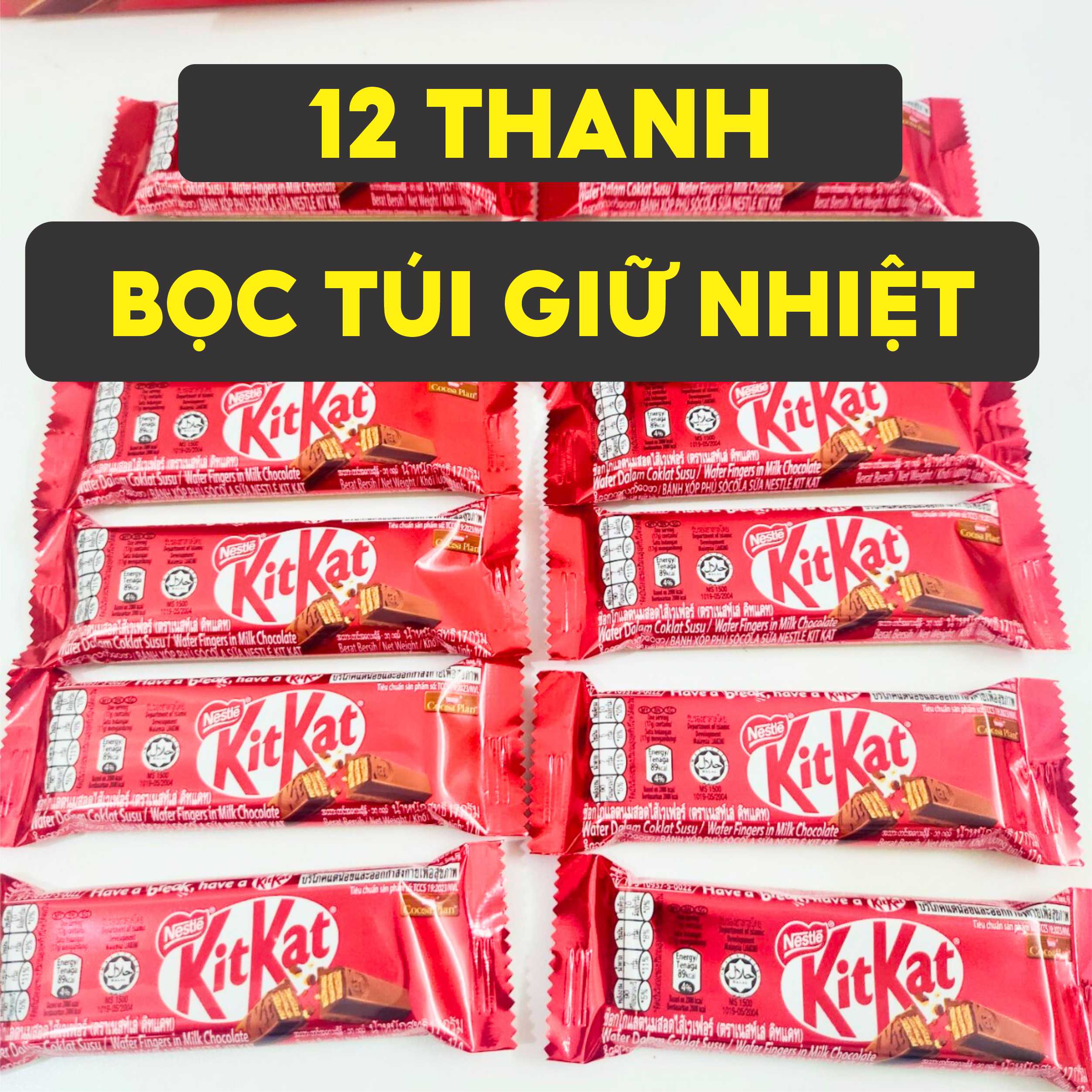 KITKAT Socola hộp 48 thanh x 17g date 05.2025
