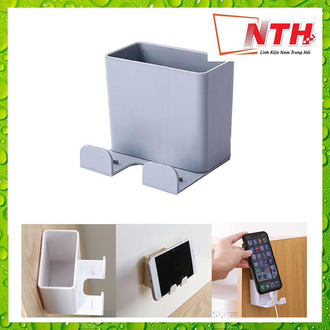 [HCM]Kệ để remote kiêm giá đỡ điện thoại dán tường