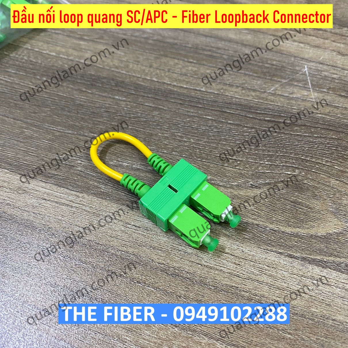 Đầu nối loop quang SC/APC SC/UPC LC/UPC (Fiber Loopback Connector) - Giá cho 1 cái