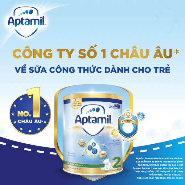 Sữa Aptamil Newzealand số 2 900g (1-2 tuổi)