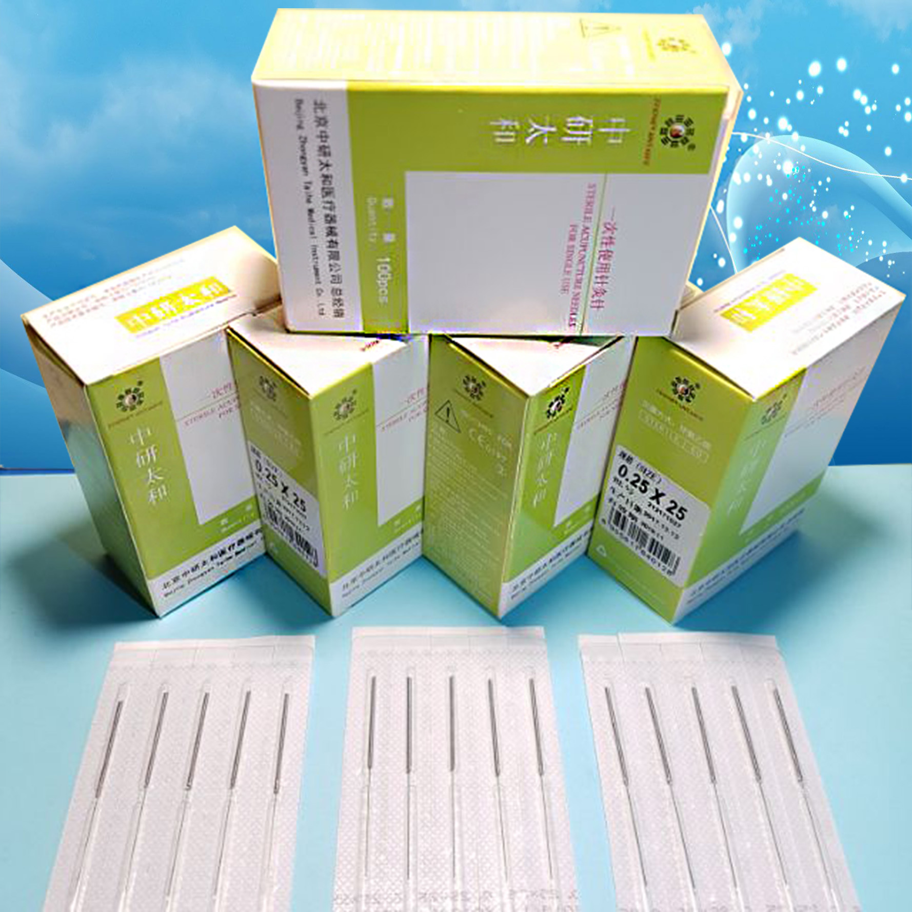 Combo 20  hộp kim châm cứu Thái Hòa 0.3x25mm