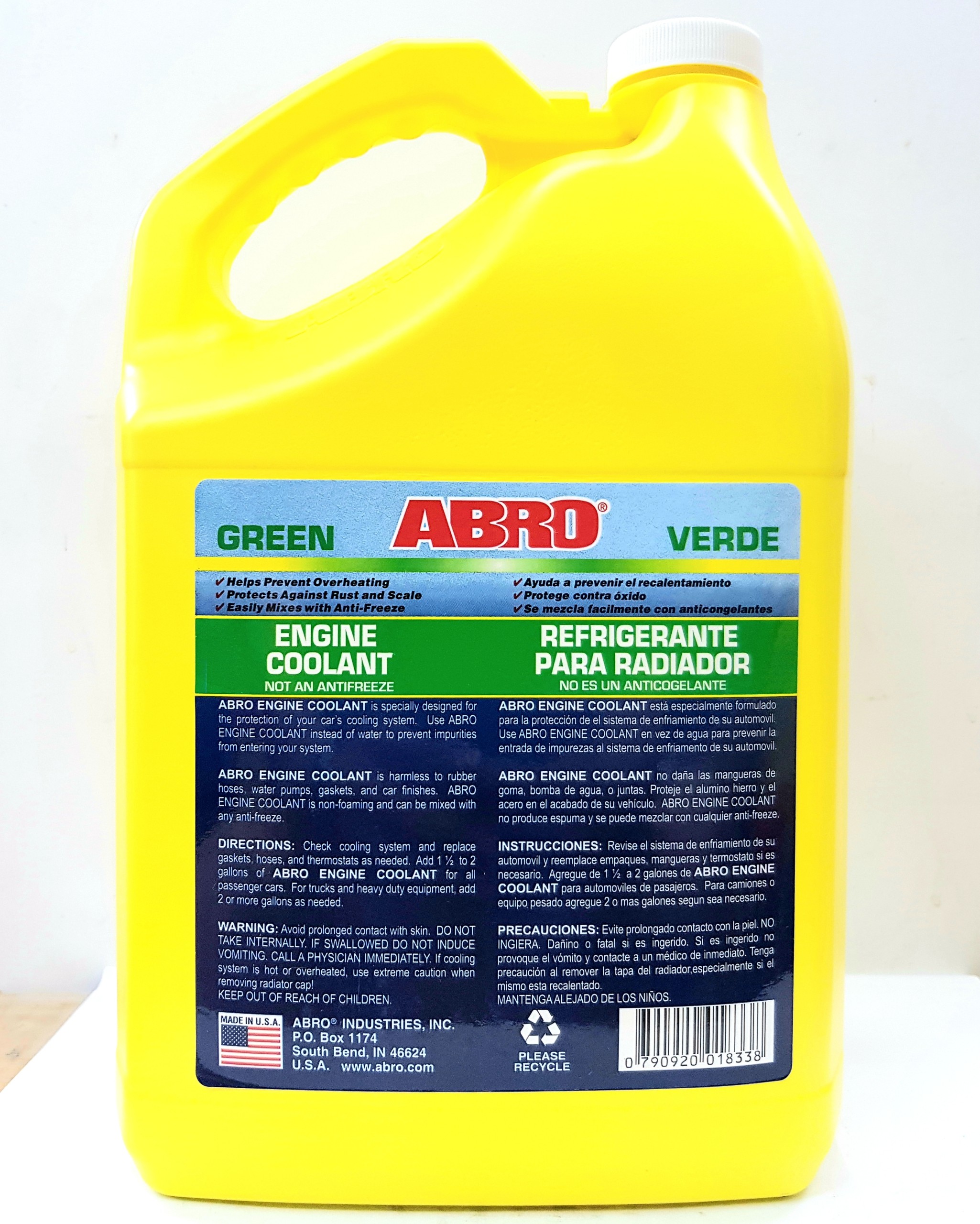 [HCM]Nước làm mát ABRO ENGINE COOLANT 4L (Xanh)