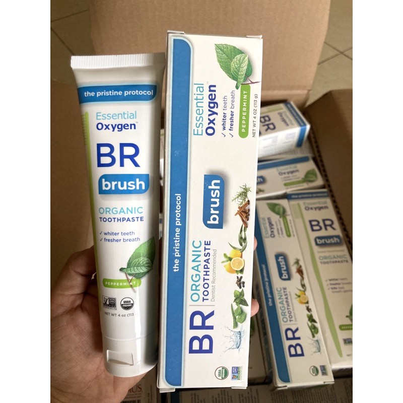 Kem đánh răng hữu cơ Essential Oxygen BR Toothpaste