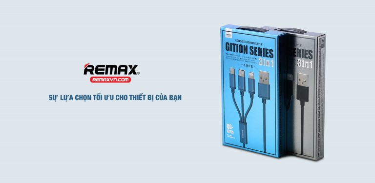 Cáp sạc Remax RC-131th - Cáp sạc 3 trong 1 Lightning, Micro USB, Type C