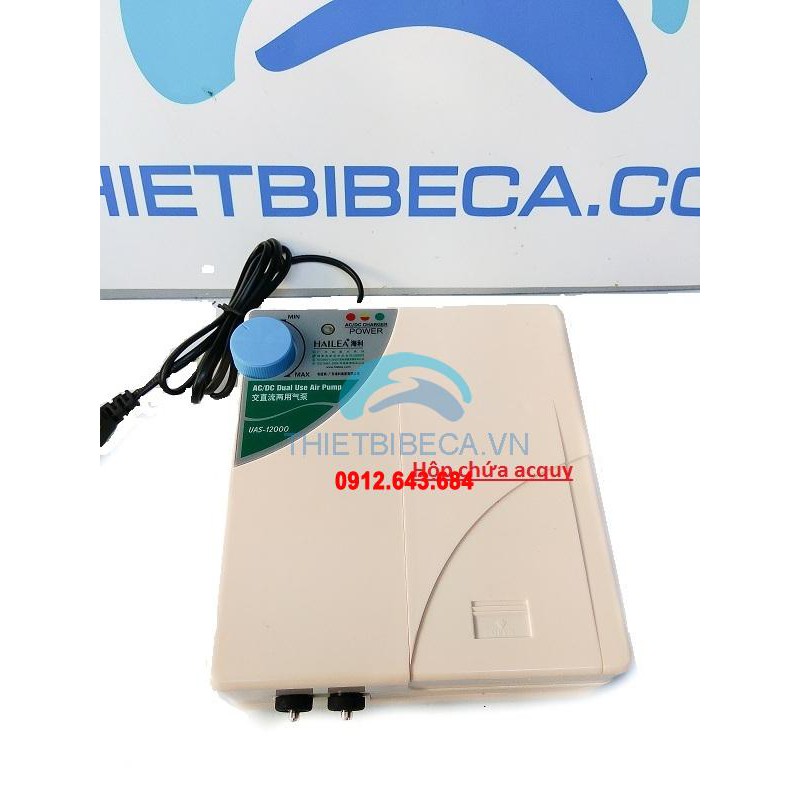[HOÀN TIỀN 10%]Máy sủi tích điện HAILEA UAS-12000 ( tặng 2 dây quả sủi )