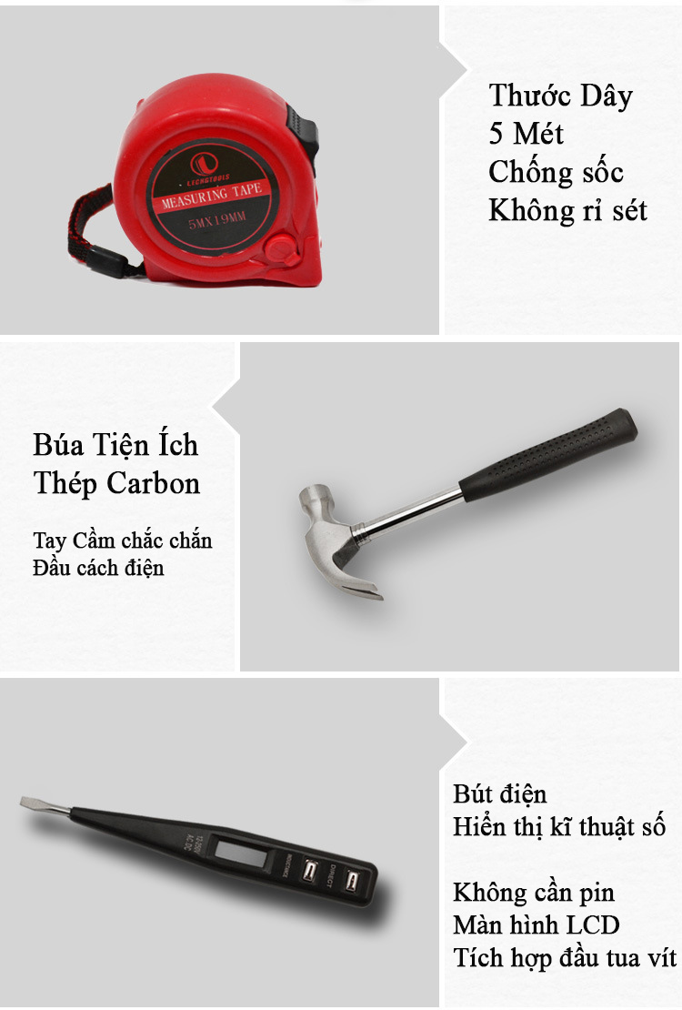 Bộ dụng cụ sửa chữa đa năng 32 món Lechgtools LC8632