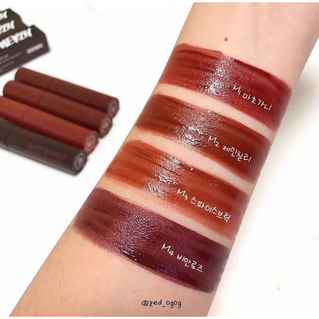 Son Merzy Bite The Beat Mellow Tint Đủ Màu 1-8