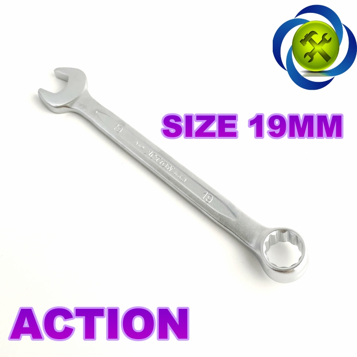 Cờ lê vòng miệng 19mm action xi mờ action-19