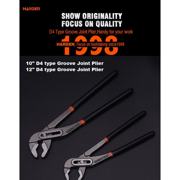 Kìm Mỏ  Harden Quạ 10" Và 12" - Kềm Đa Năng