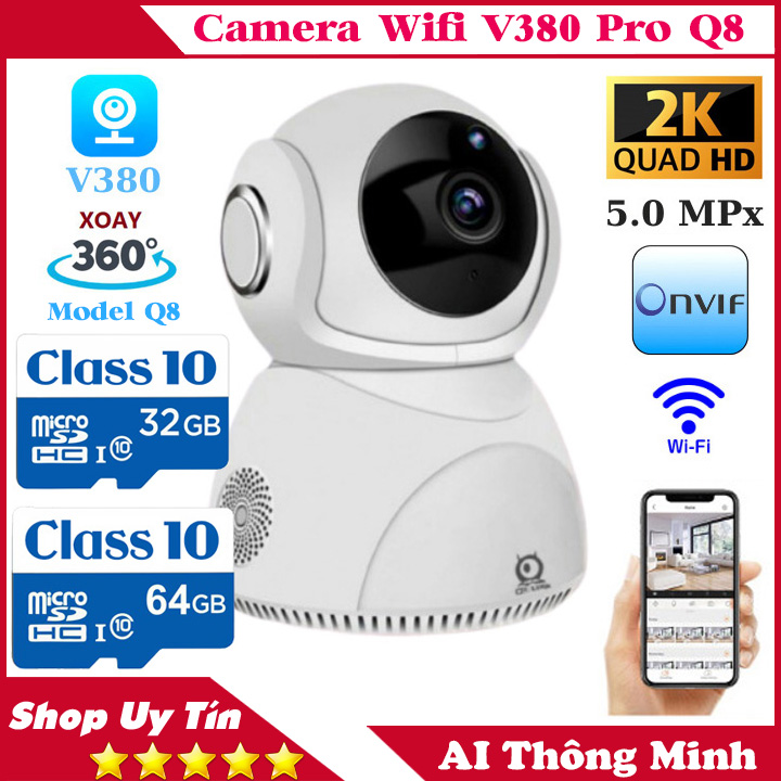 >> BÁO GIÁ (KÈM THẺ NHỚ 64GB,BẢO HÀNH 5 NĂM)CAMERA IP WIFI DAHUA RANGER PRO IPC-A26HP FULL HD 1920 X 1080P,CAMERA PTZ XOA | Shopee Lazada Sendo Tiki mới nhất 51 (BẢO HÀNH 5 NĂM, KÈM THẺ CHUYÊN DỤNG 64 GB)Camera ip Wifi Xoay 360 độ V380 PRO Q8 5 Mpx,Độ phân giải 2560 x 1440P, Ghi âm , ghi hình, đàm thoại 2 chiều,cảnh báo chuyển động, camera trong nhà, camera ngoài trời