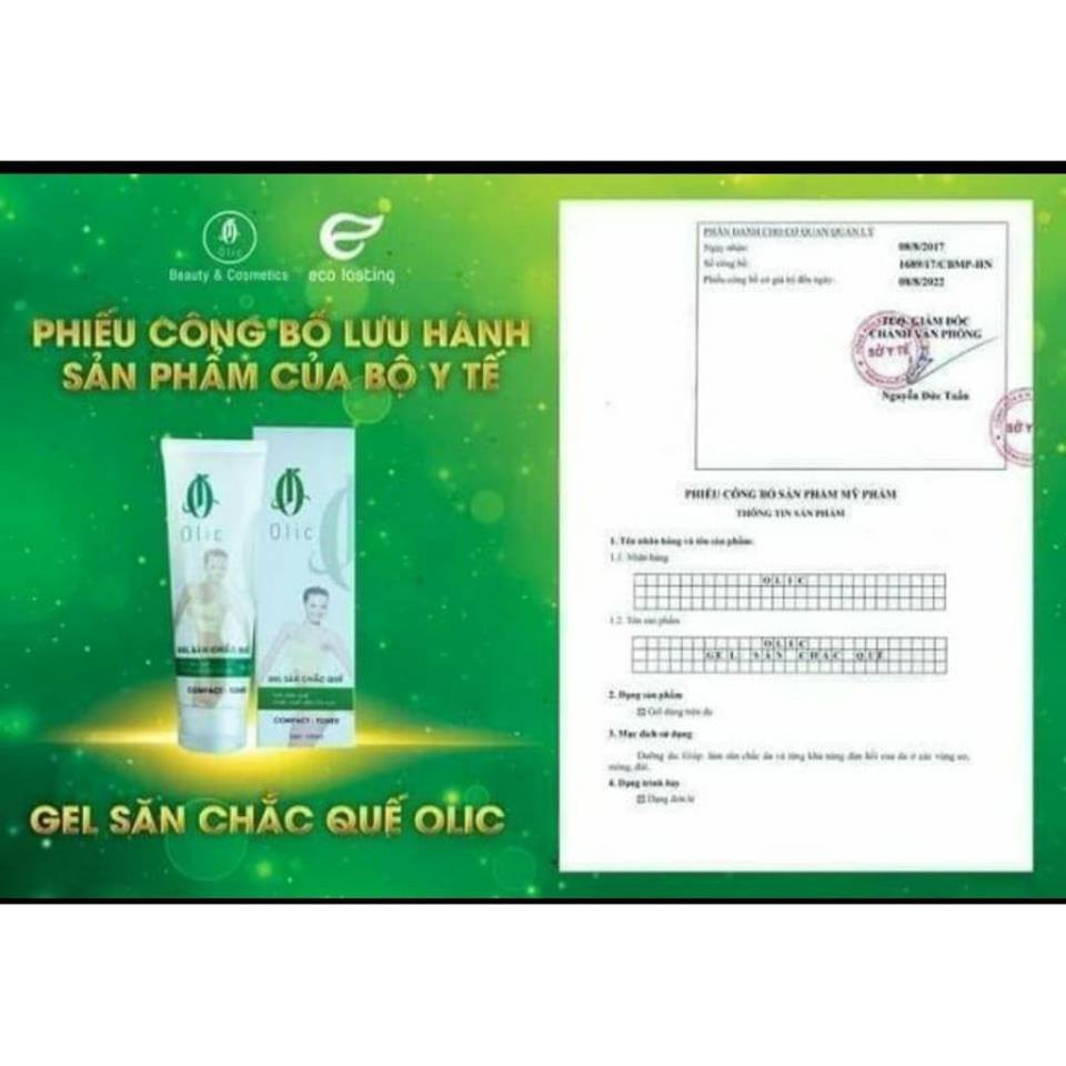 Gel tan mỡ Olic (gel kem quế olic)