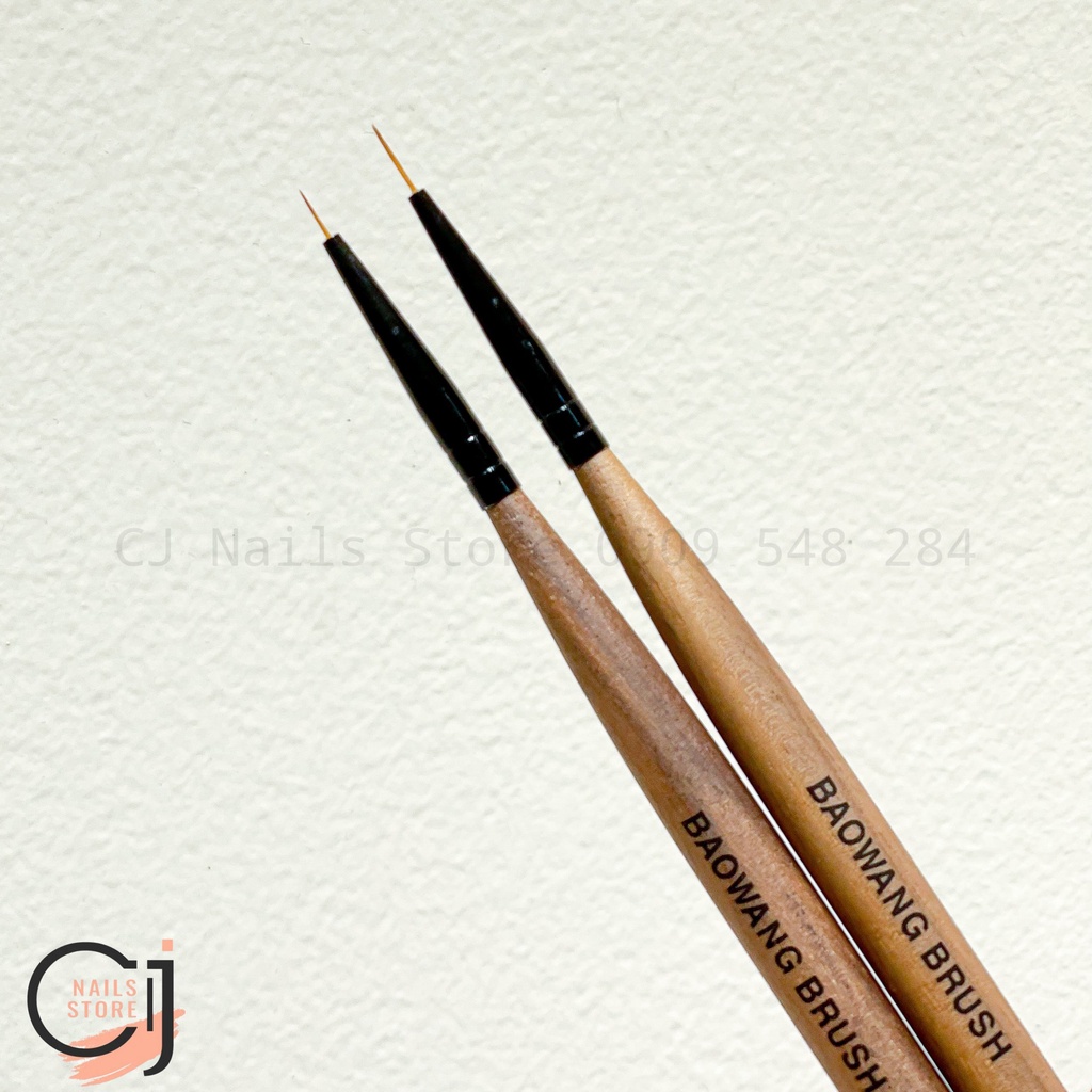 {CJ Nails Store} Cọ vẽ nét cán gỗ