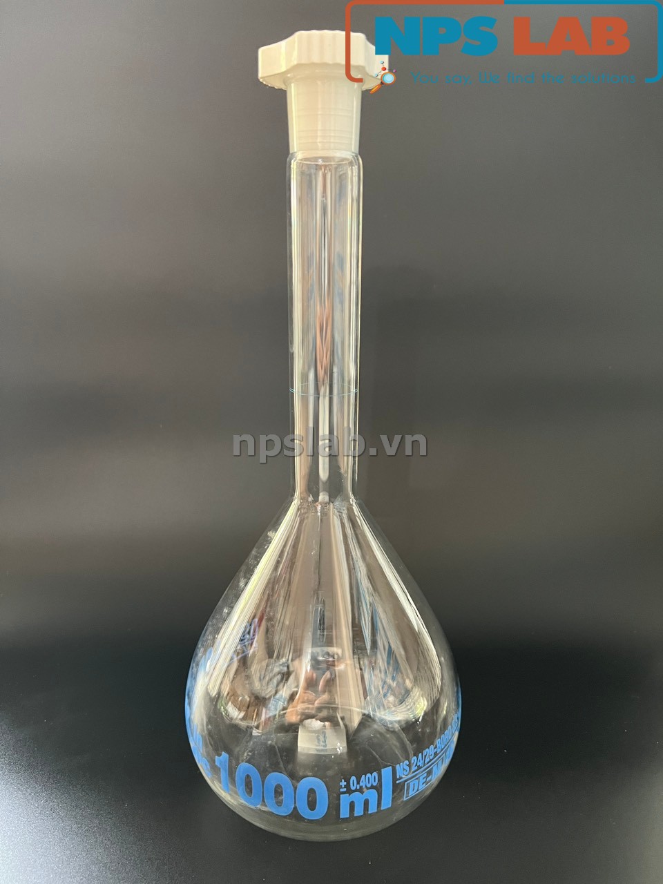 Bình định mức thủy tinh Isolab