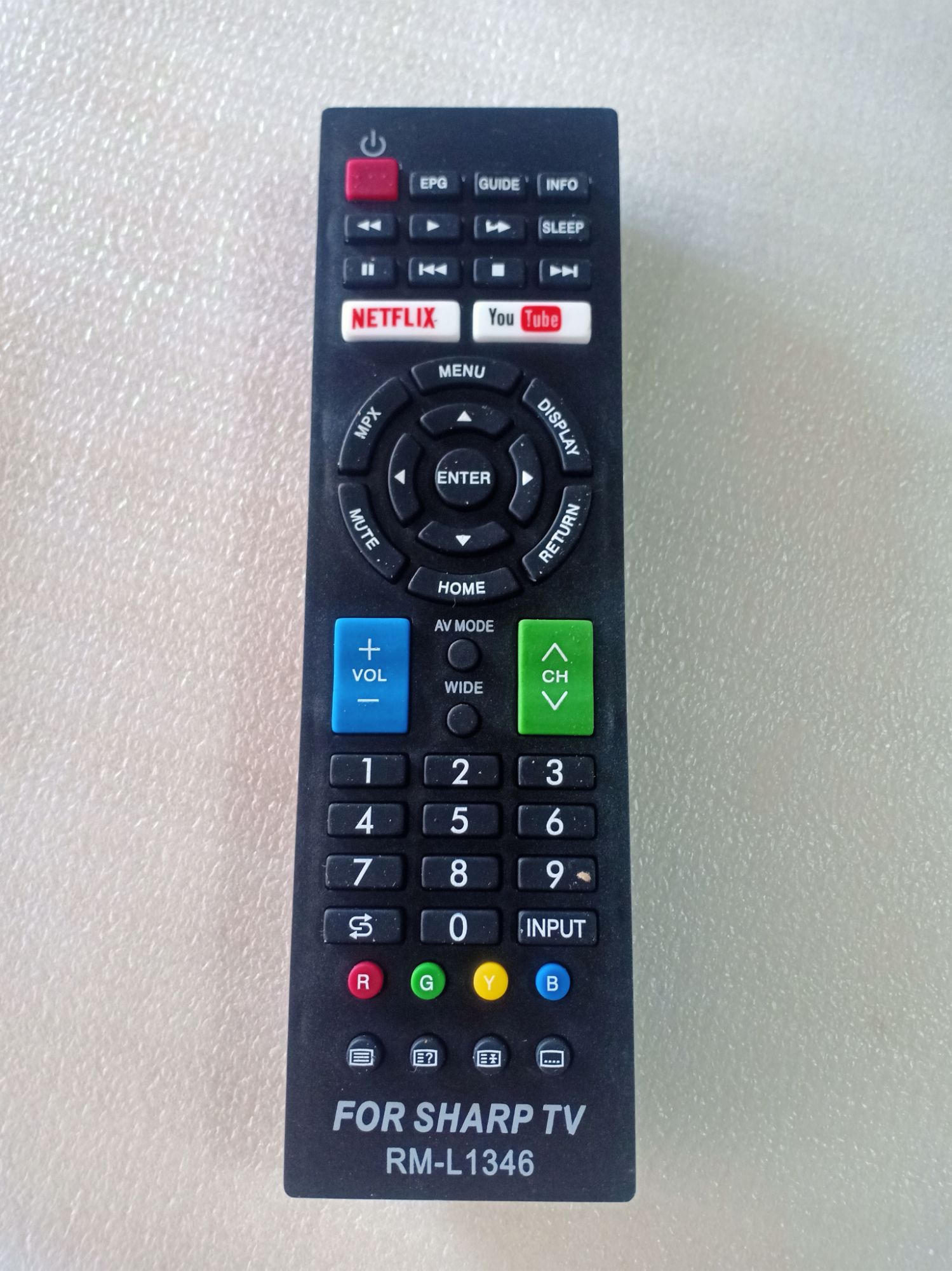 remote tivi sharp