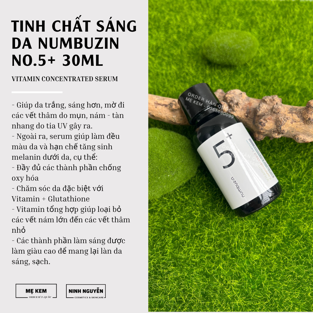Tinh chất serum Numbuzin No.5+ 30ml