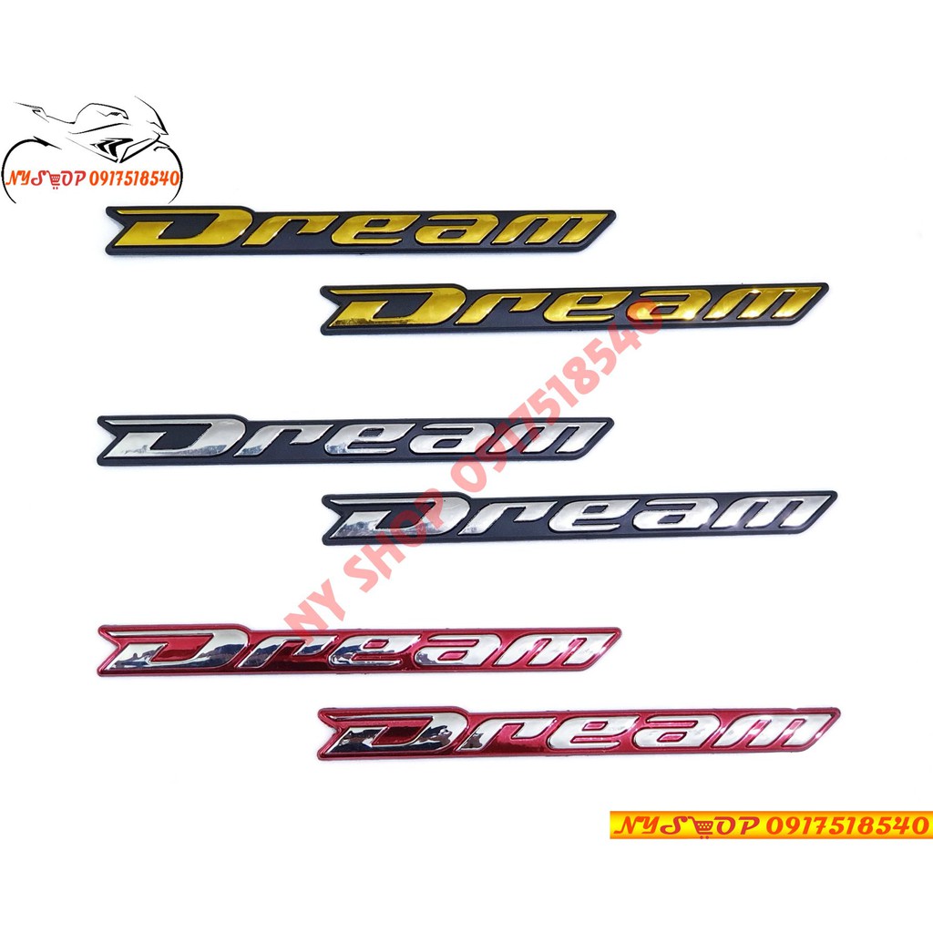 Tem chữ nổi cho dream ii