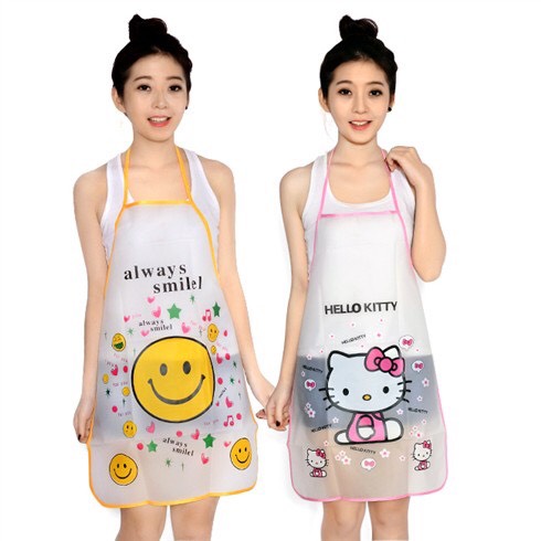 Tạp dề chống thấm họa tiết