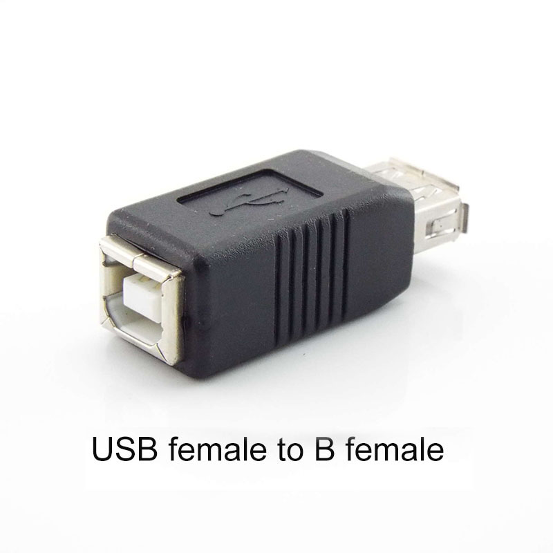 Anwela shop usb 2.0 female to usb type a type b male to male female to male black adapter electronics converter connector