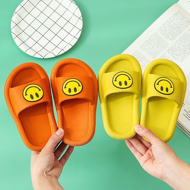 DÉP MẶT CƯỜI CHO BÉ -kèm bảng size chân