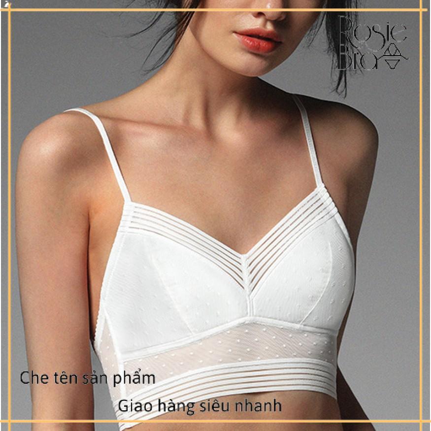 Bralette Ren Lưới Hở Lưng Cao Cấp Mới B145