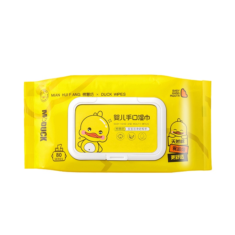 Khăn giấy ướt vịt vàng