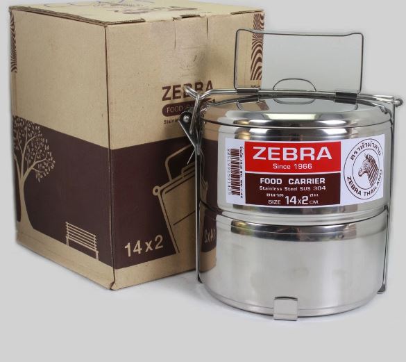 Camen inox 14*2 ngăn Zebra 150142