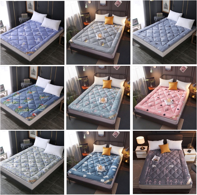 (Tặng 2 khăn lau đa năng) Nệm Topper nhiều mầu 1.8x2.0m