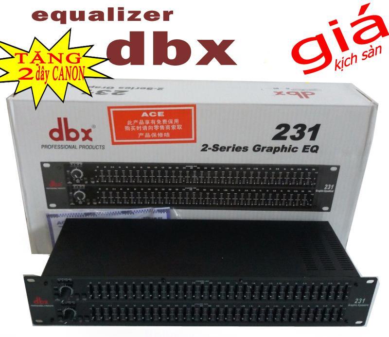 lọc xì equalizer cao cấp DBX 231 - TẶNG 2 dây CANON