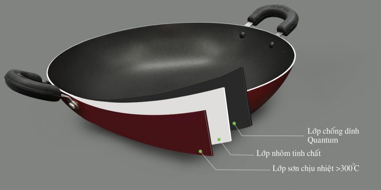 Chảo chống dính Kim Hằng 40cm KHG 0378 [sản phẩm y hình]
