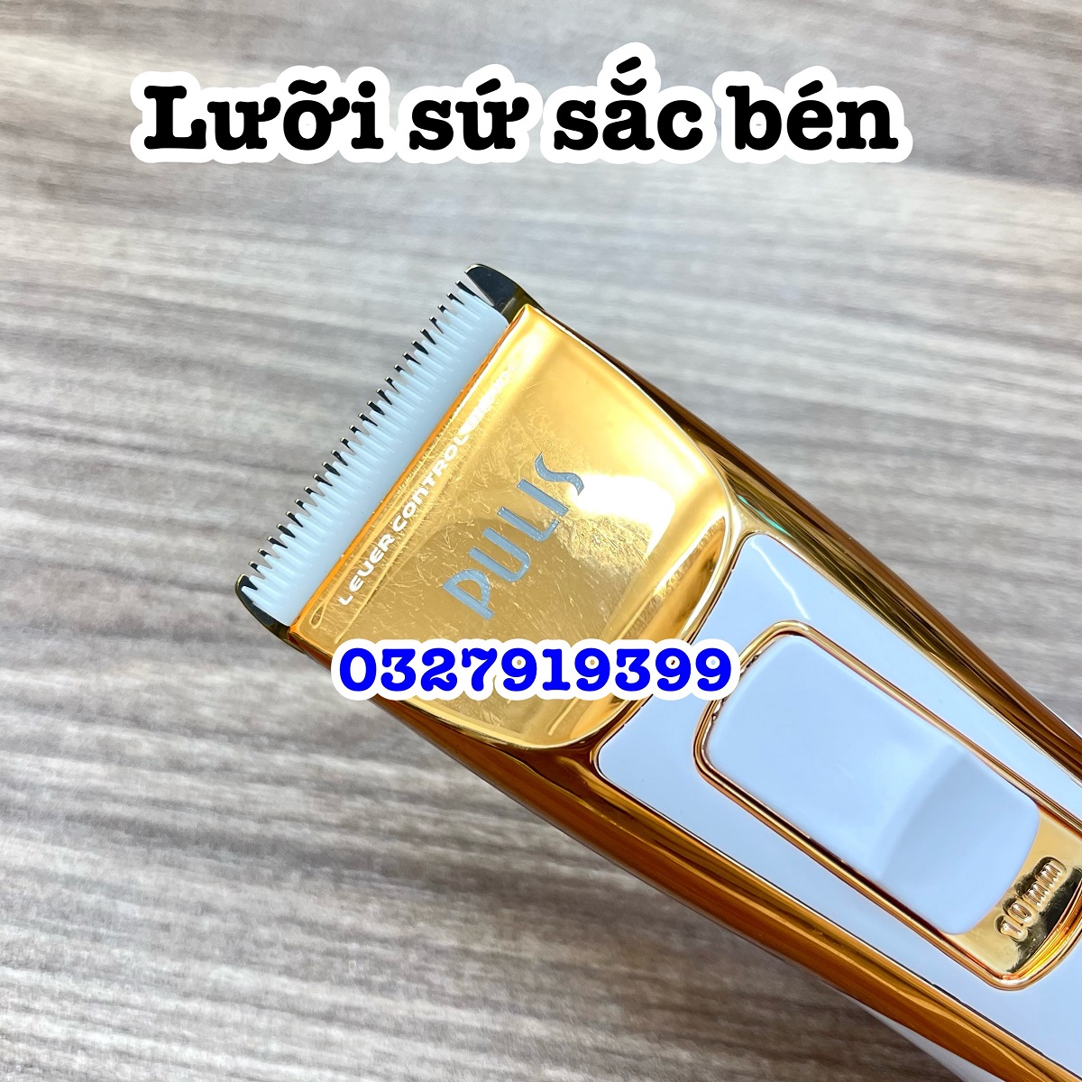 Pulis Hair Trimmer Rfcd-7800 Professional Titanium Ceramic Lcd Screen 2 Batteries 1400Mah for Women Professional Hair Trimmer