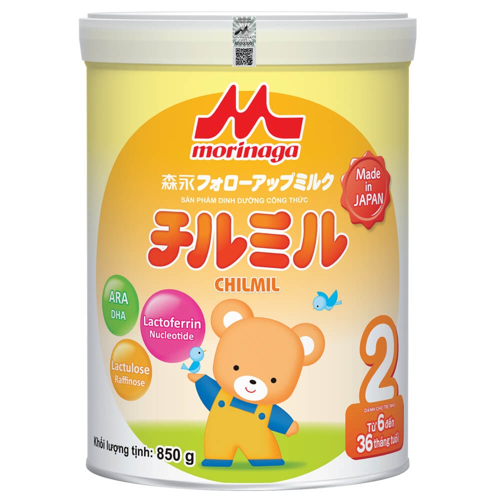 Morinaga số 2 (Chilmil), 6-36 tháng, 850g