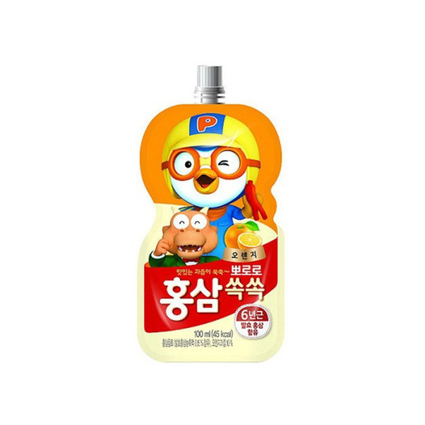 Paldo nước hồng sâm hoa quả Pororo vị cam 100ML - Cao Hanh Cosmetics