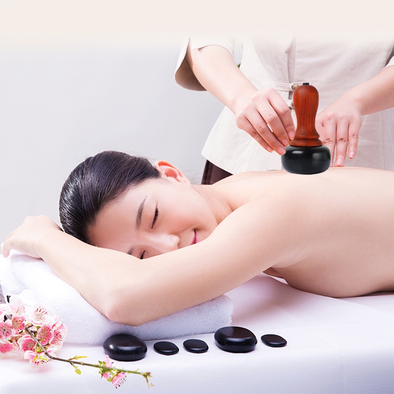 Máy massage đá nóng massage body