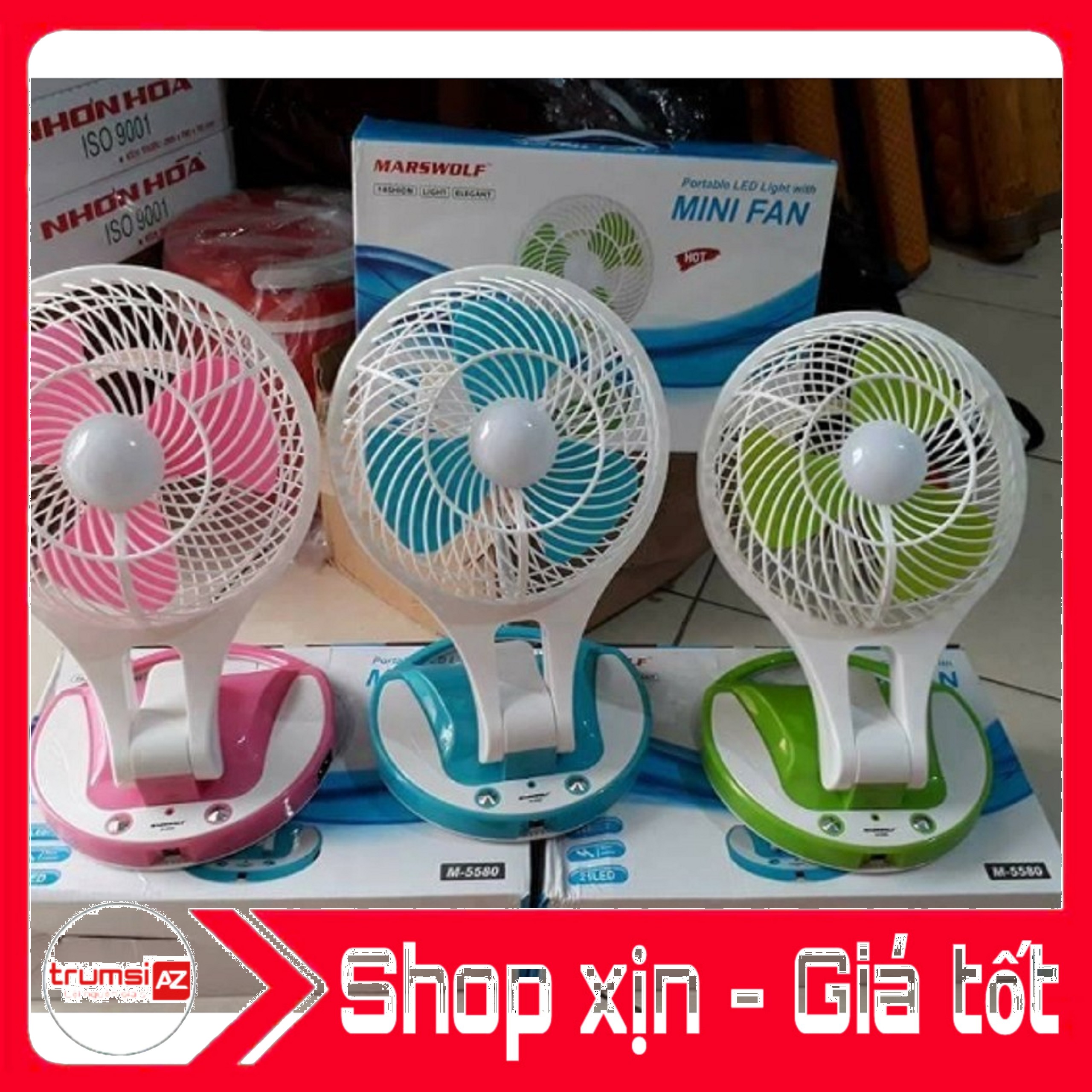 Quạt mini fan jr 5580