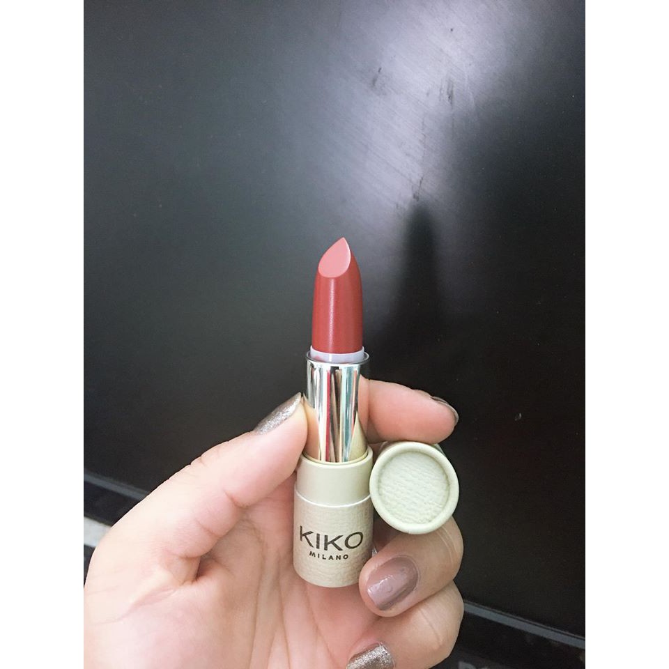 {Bill Đức}_Son Lì Hữu Cơ Kiko Green Me Matte Lipstick - 103 Basic Brick 4G