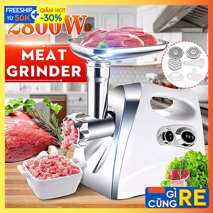 Máy xay thịt, đùn thịt làm lạp xưởng đa năng 2800w