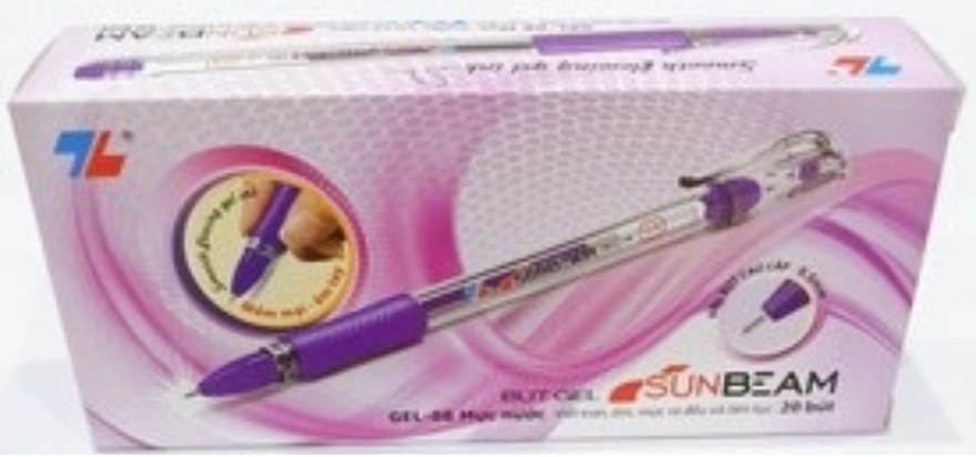20 bút gel mực tím SunBeam