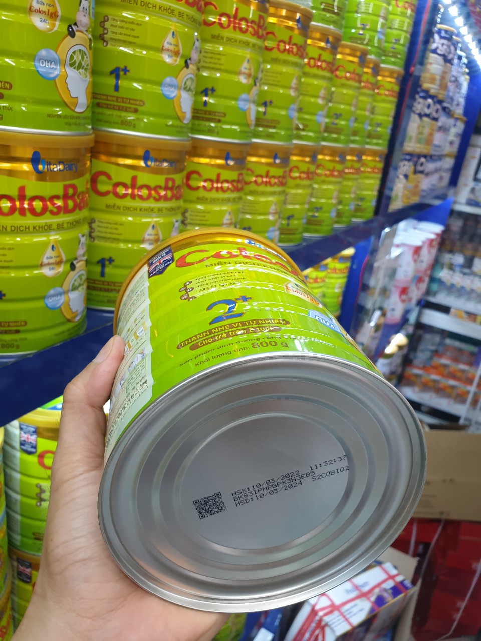 Sữa Non Colos Baby IQ 2+ 800gr