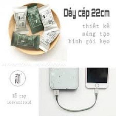 Cáp Siêu Xinh Dây cáp sạc Ngắn 25cm, MAOXIN (Dây Ngắn Hỗ Trợ IOS, MICRO)