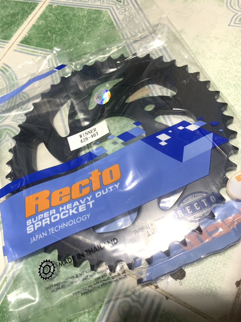 Dĩa 46T xe winner hiệu recto