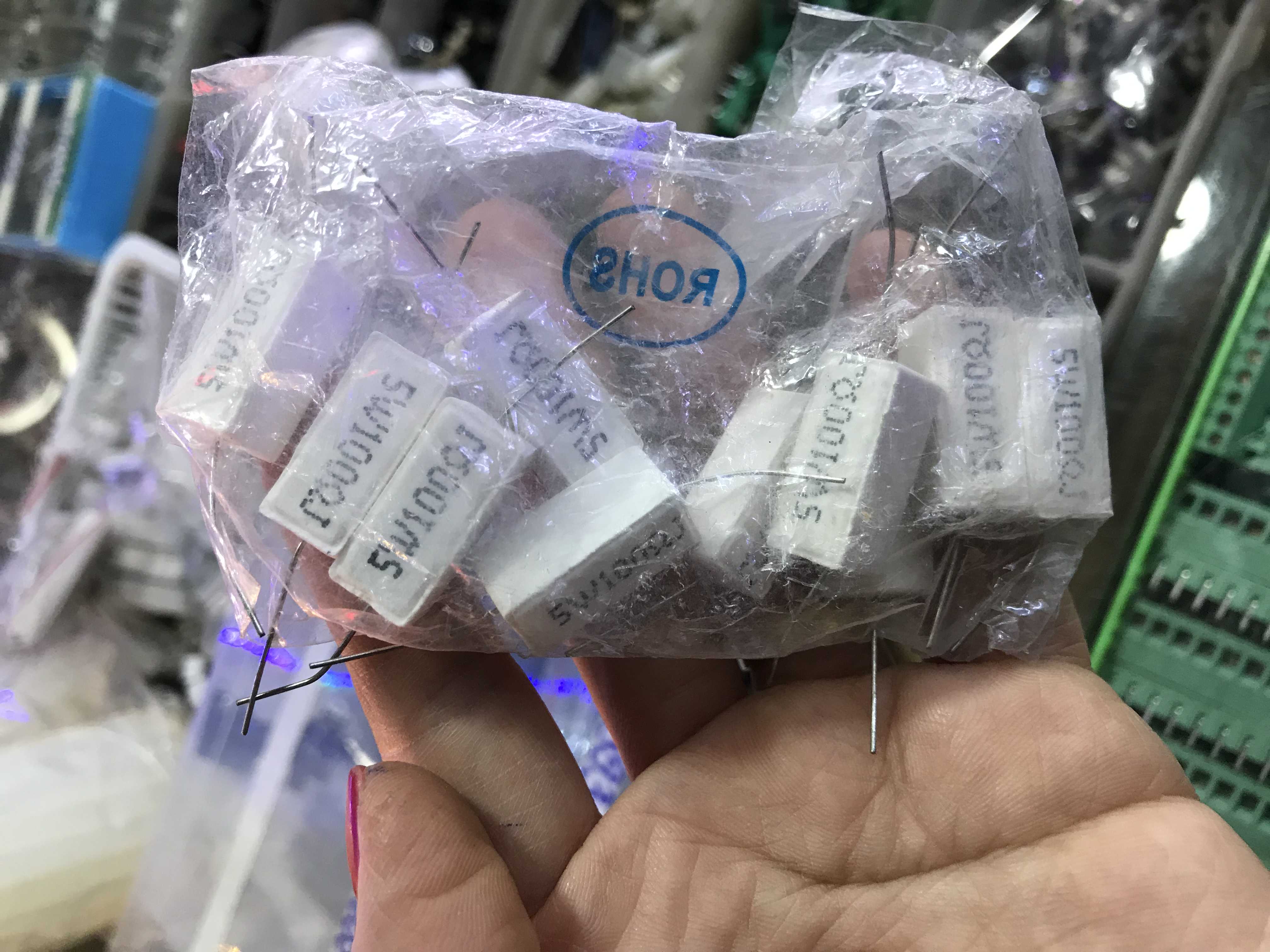 10 con trở sứ 5w các loại k, om - 10controsu5w