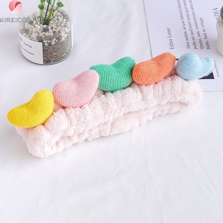 [HCM]Băng Đô Turban Họa Tiết Trái Tim Dễ Thương Kute - kireicos