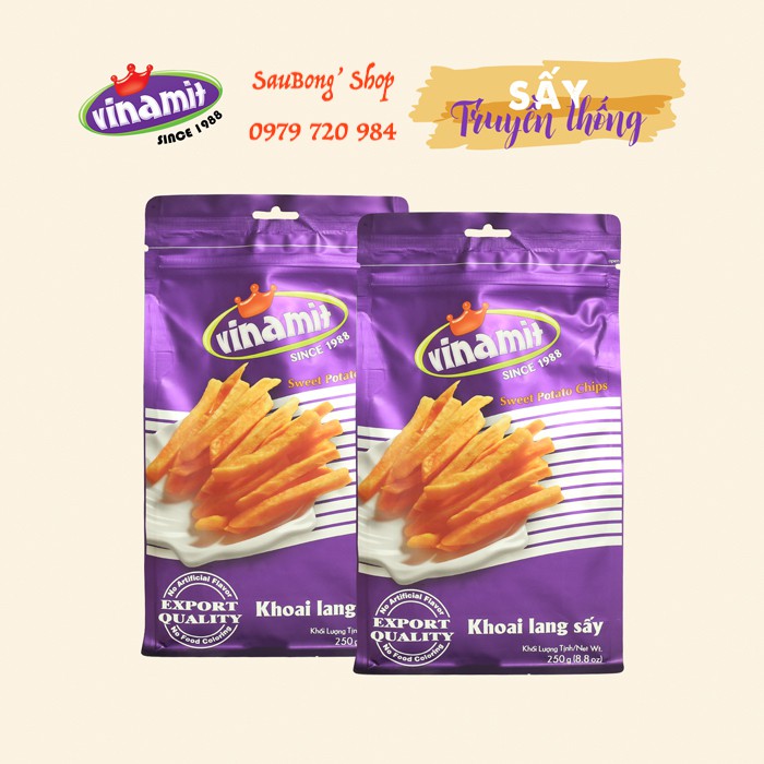 Khoai Lang Sấy VINAMIT 250g (gói)