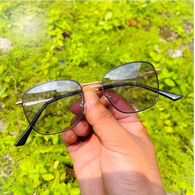 Photochromic Anti Radiation Eye Glasses for Women Men Korean Eyeglasses