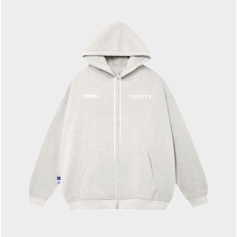 [Nhập Lazxuhuong03 - Giảm 40k/299k]ÁO HOODIE NỈ ZIP TWENTI BASIC NĂNG ĐỘNG