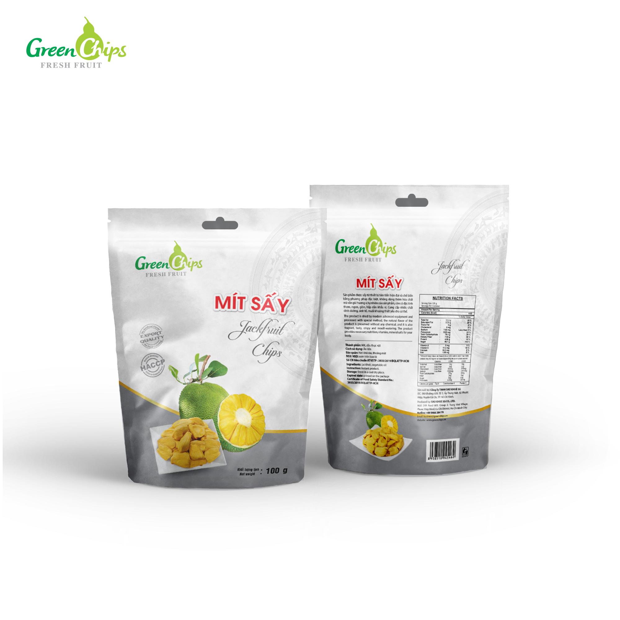 Mít sấy 100 gram  - Green Chips