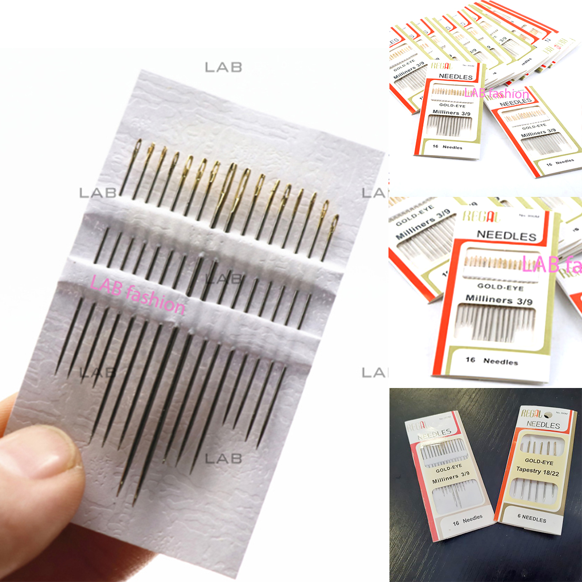 Set kim khâu tay thẳng nhiều cỡ (set)