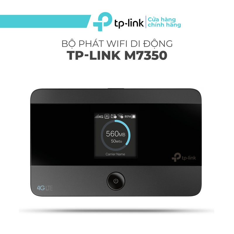 Bảng giá Thiết Bị Phát Wifi Di Động 4G LTE-Advanced TP-Link M7350 150Mbps - Hàng Chính Hãng Phong Vũ