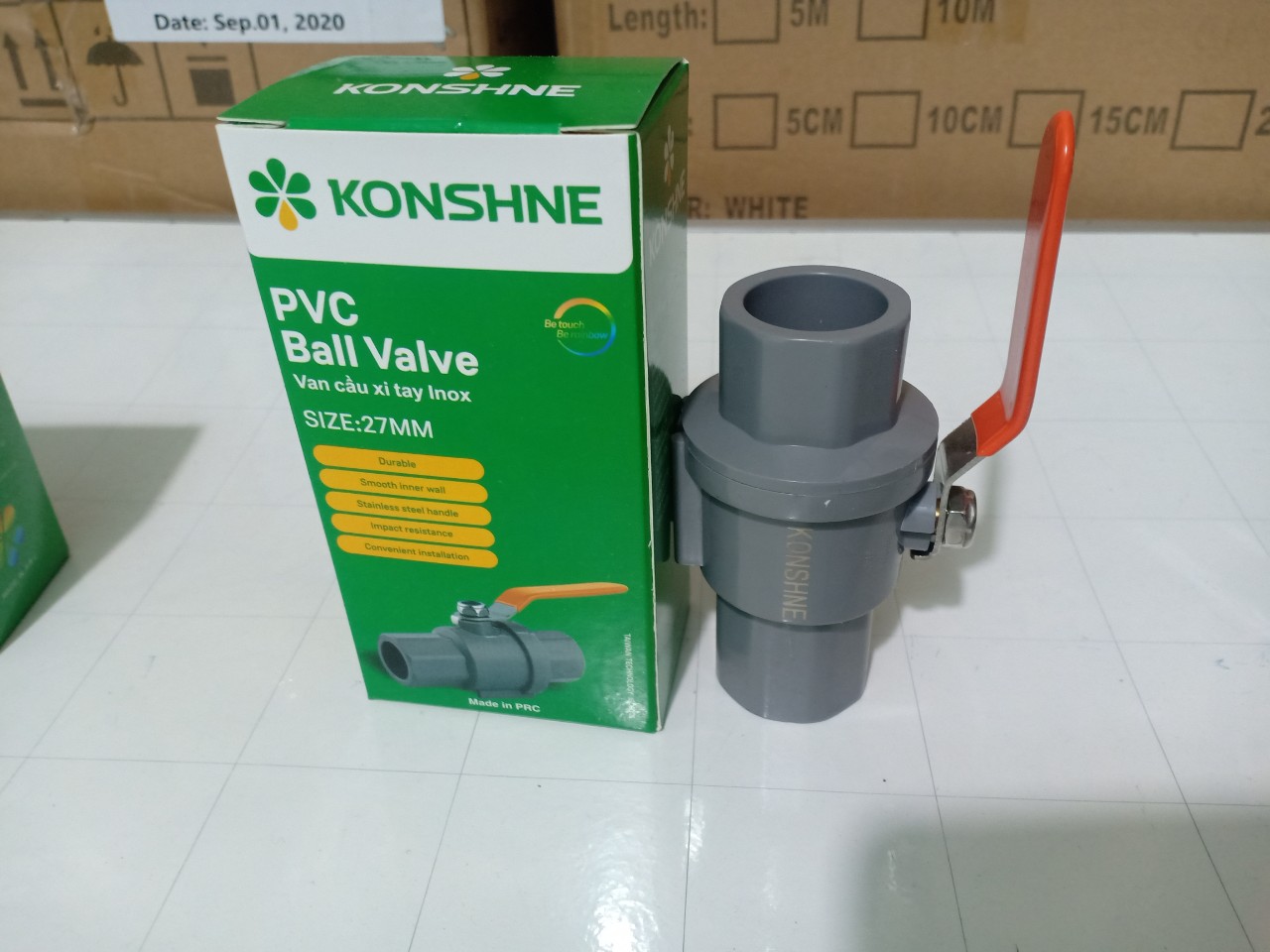 VAN KHÓA NƯỚC TAY BI INOX